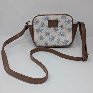 Loungefly Disney Lilo & Stitch Cream & Brown Camera Bag / Purse